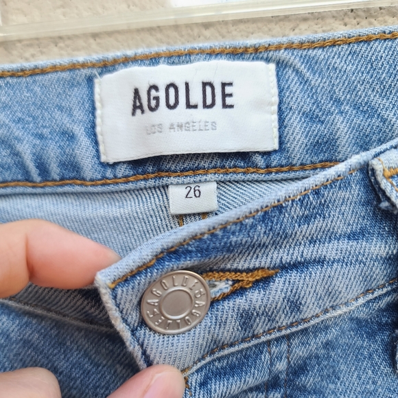 Agolde | Nico High Rise Slim Fit Jeans in Cliffside Size 26 - Picture 5 of 10